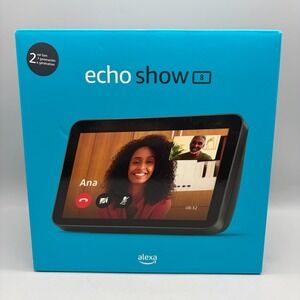 Amazon Echo Show 8  Smart Display (2nd Gen) - Black - Sealed